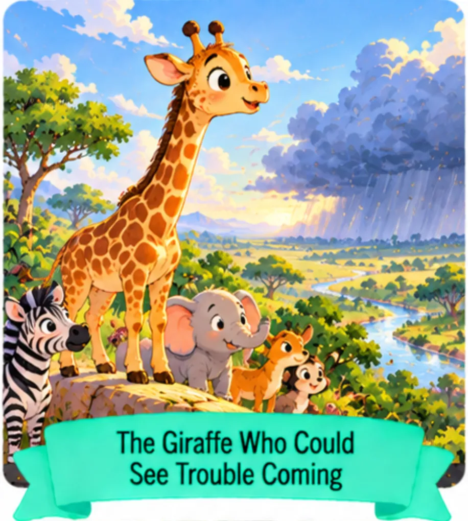 8. The Giraffe Who Could See Trouble Coming - Short Animal Stories for Kids