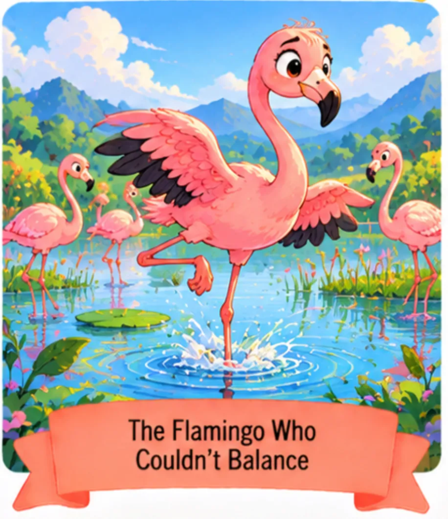 4. The Flamingo Who Couldn’t Balance - Short Animal Stories for Kids