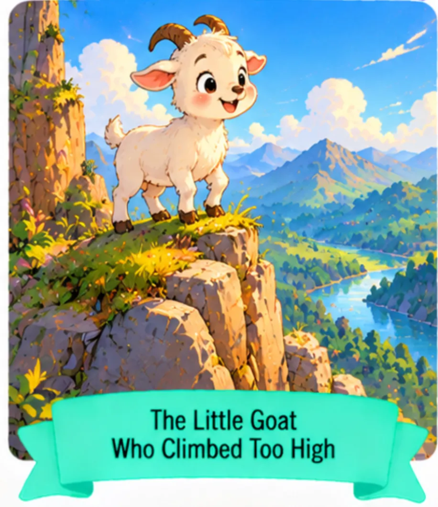6. The Little Goat Who Climbed Too High - Short Animal Stories for Kids