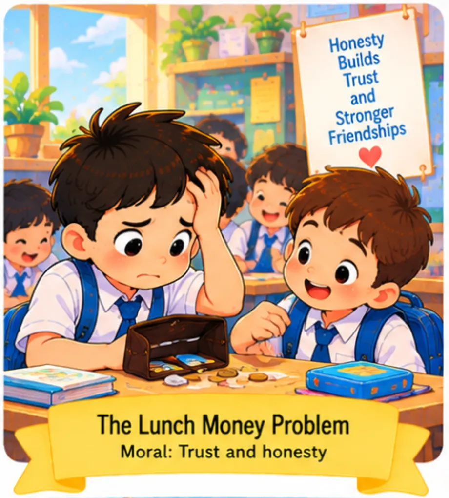 13. The Lunch Money Problem - Short Moral Stories for Students