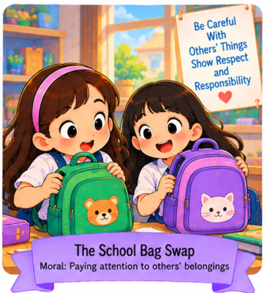 15. The School Bag Swap - Short Moral Stories for Students