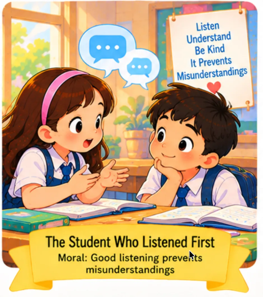 17. The Student Who Listened First - Short Moral Stories for Students