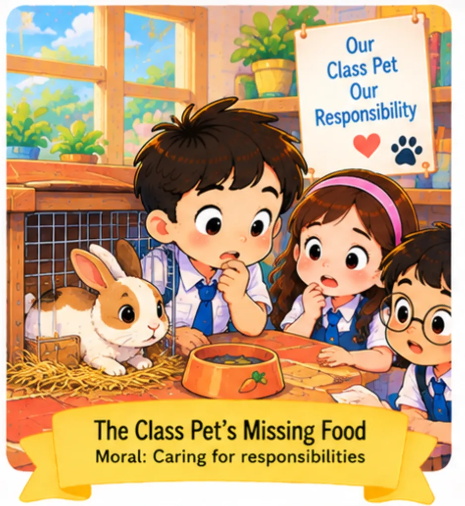 19. The Class Pet's Missing Food - Short Moral Stories for Students