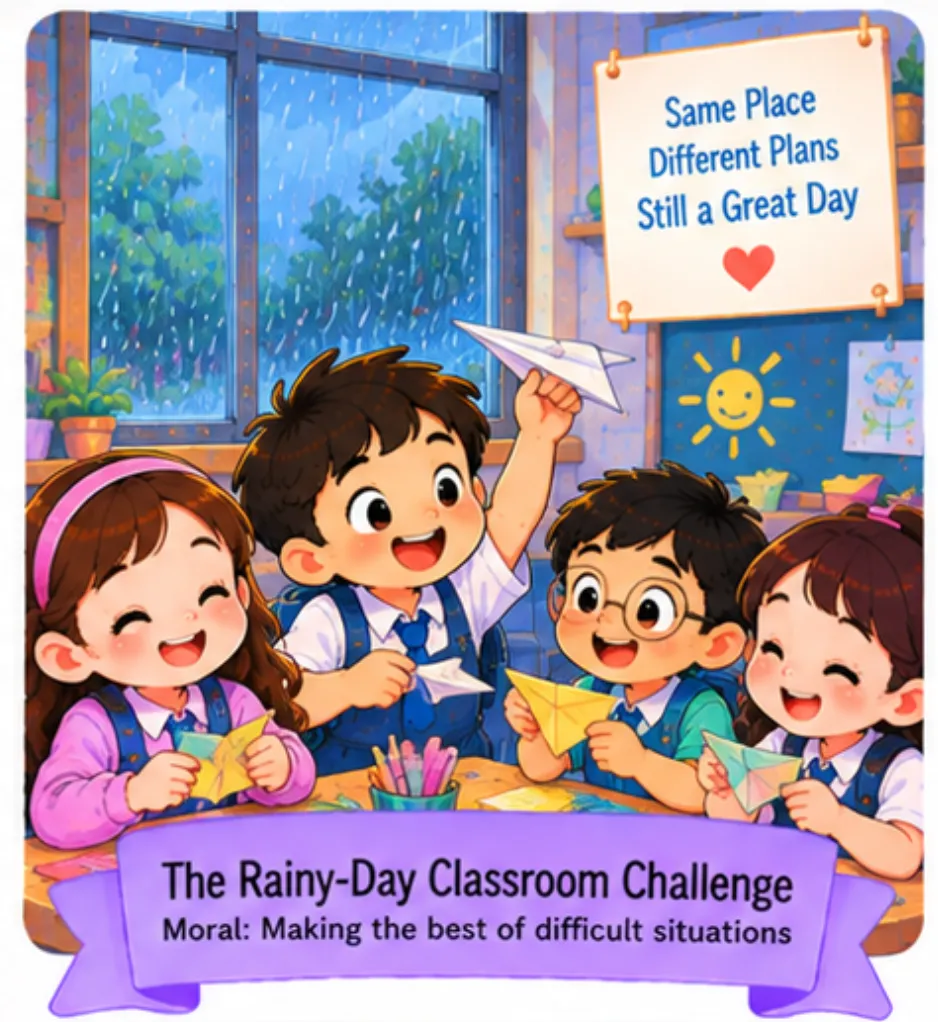 21. The Rainy-Day Classroom Challenge - Short Moral Stories for Students