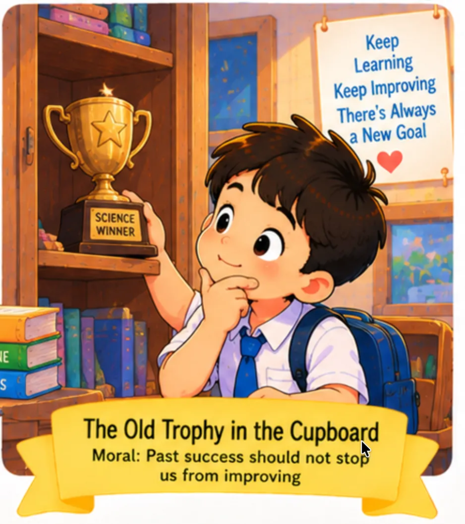 23. The Old Trophy in the Cupboard - Short Moral Stories for Students