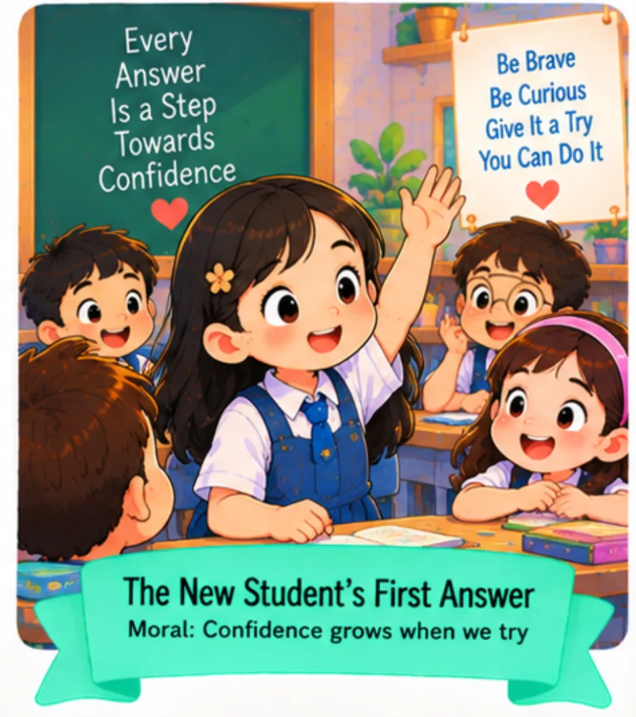 24. The New Student's First Answer - Short Moral Stories for Students