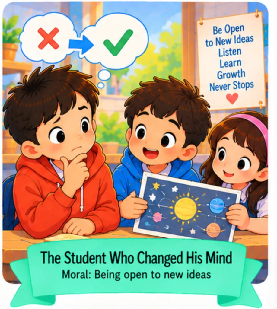 6. The Student Who Changed His Mind - Short Moral Stories for Students