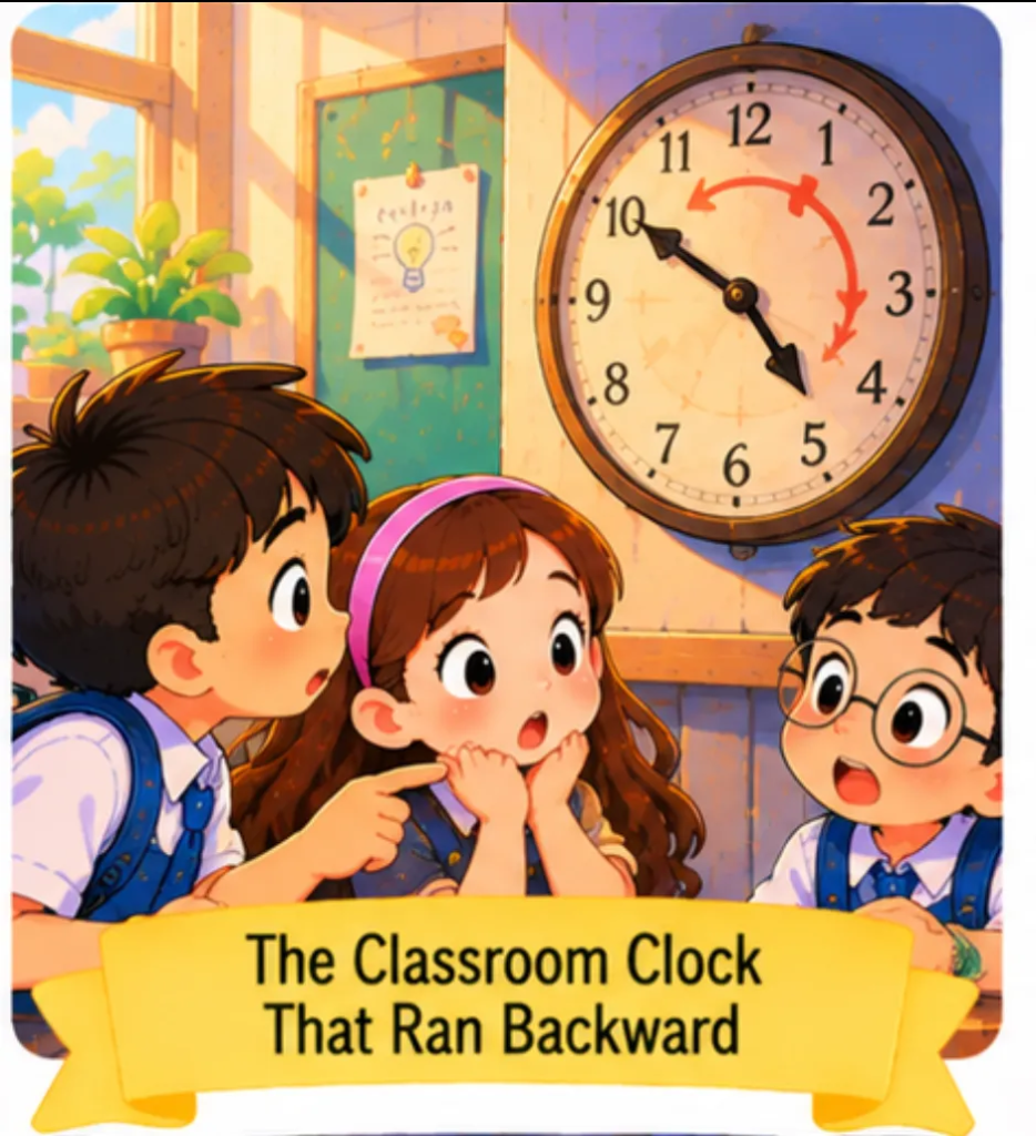 13. The Classroom Clock That Ran Backward - Short Mysterious Stories for Students