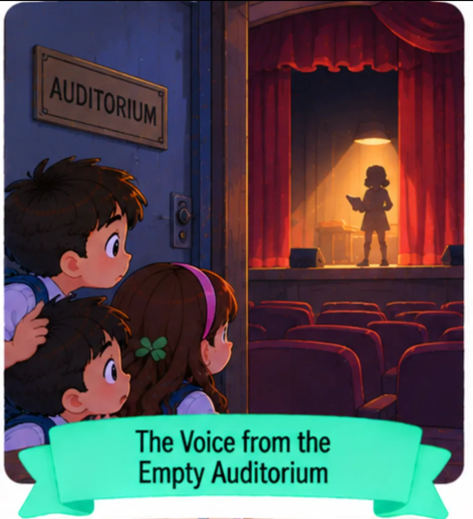 14. The Voice from the Empty Auditorium - Short Mysterious Stories for Students