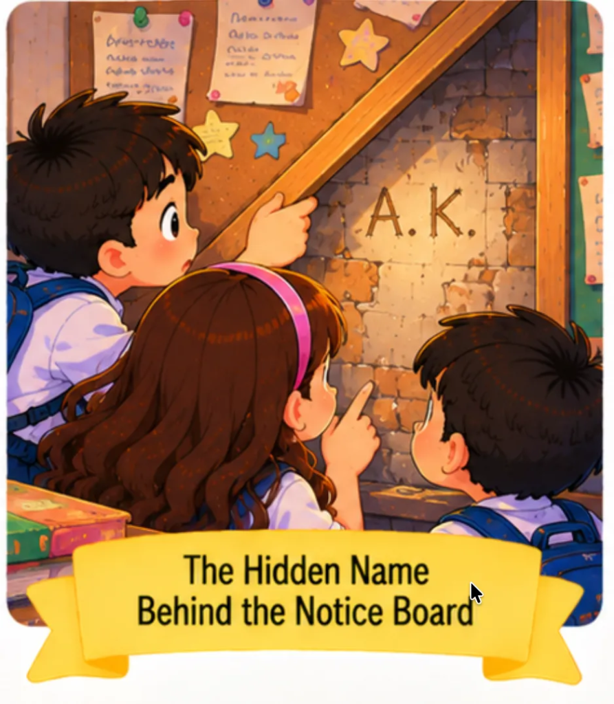 17. The Hidden Name Behind the Notice Board - Short Mysterious Stories for Students