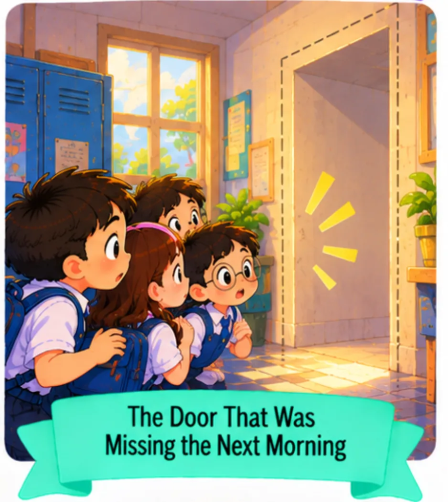24. The Door That Was Missing the Next Morning - Short Mysterious Stories for Students