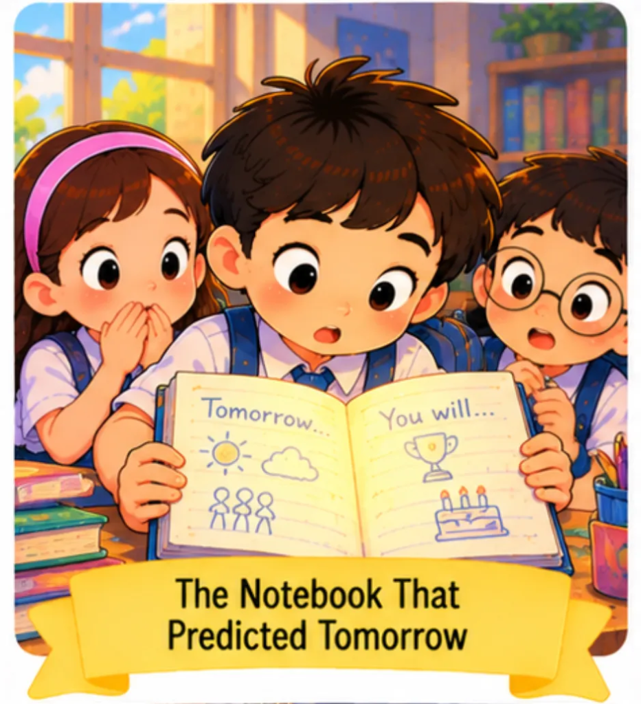 7. The Notebook That Predicted Tomorrow - Short Mysterious Stories for Students