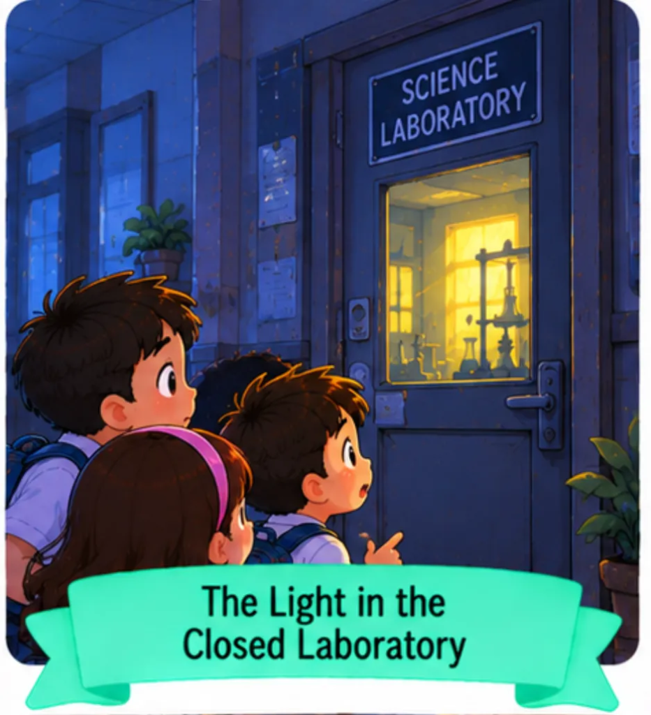 8. The Light in the Closed Laboratory - Short Mysterious Stories for Students